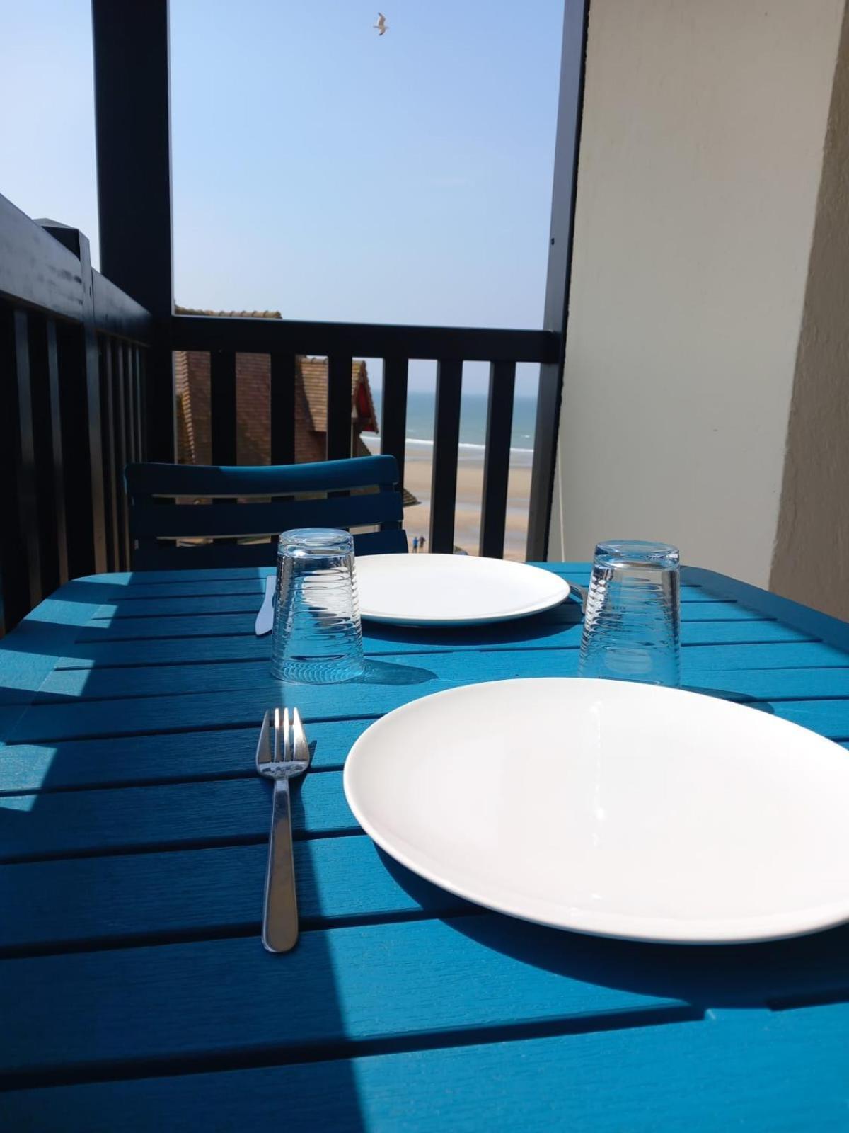 M2M Studio Magnifique Vue Mer - Avec Balcon - Les Pieds Dans L Eau! Blonville-sur-Mer Ngoại thất bức ảnh