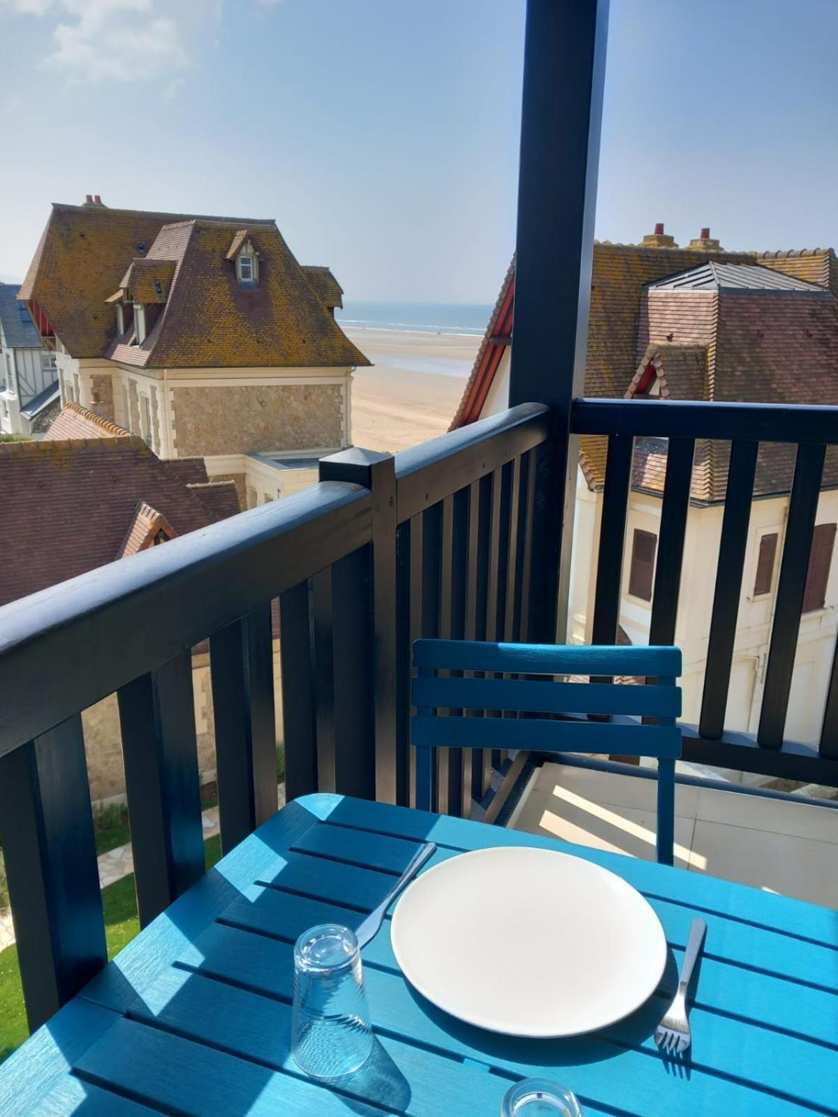 M2M Studio Magnifique Vue Mer - Avec Balcon - Les Pieds Dans L Eau! Blonville-sur-Mer Ngoại thất bức ảnh